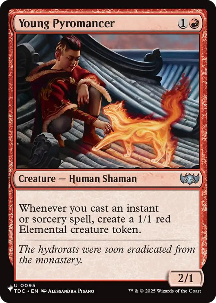 Young Pyromancer (TDC) (95) [The List]