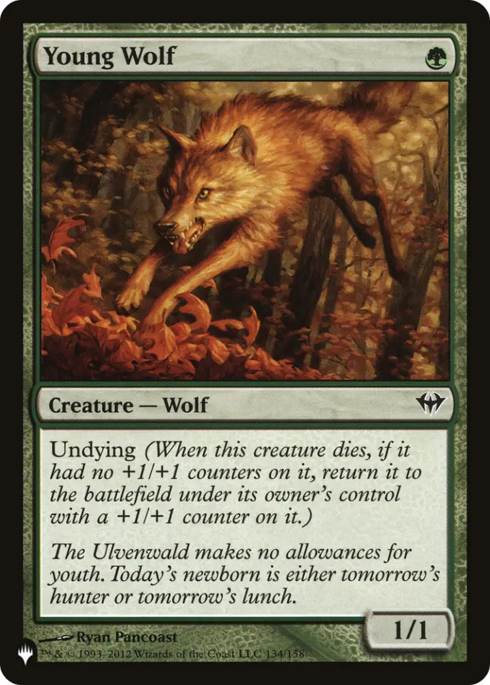 Young Wolf [The List] - MTG Single