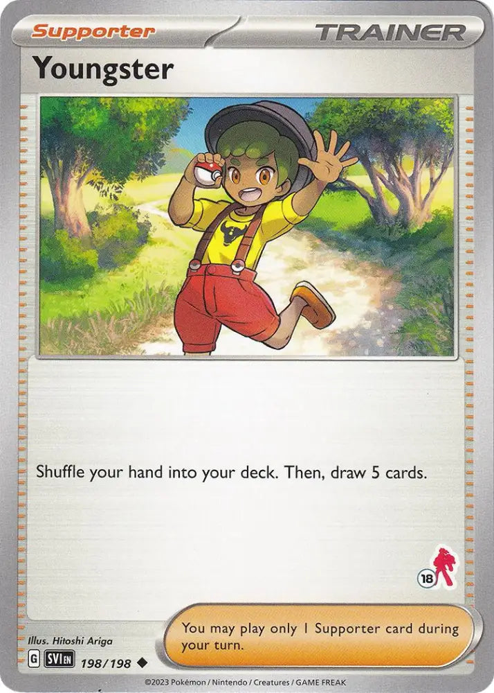 Youngster (198/198) (Armarouge Stamp #18) [Battle Academy 2024] - Pokemon Single