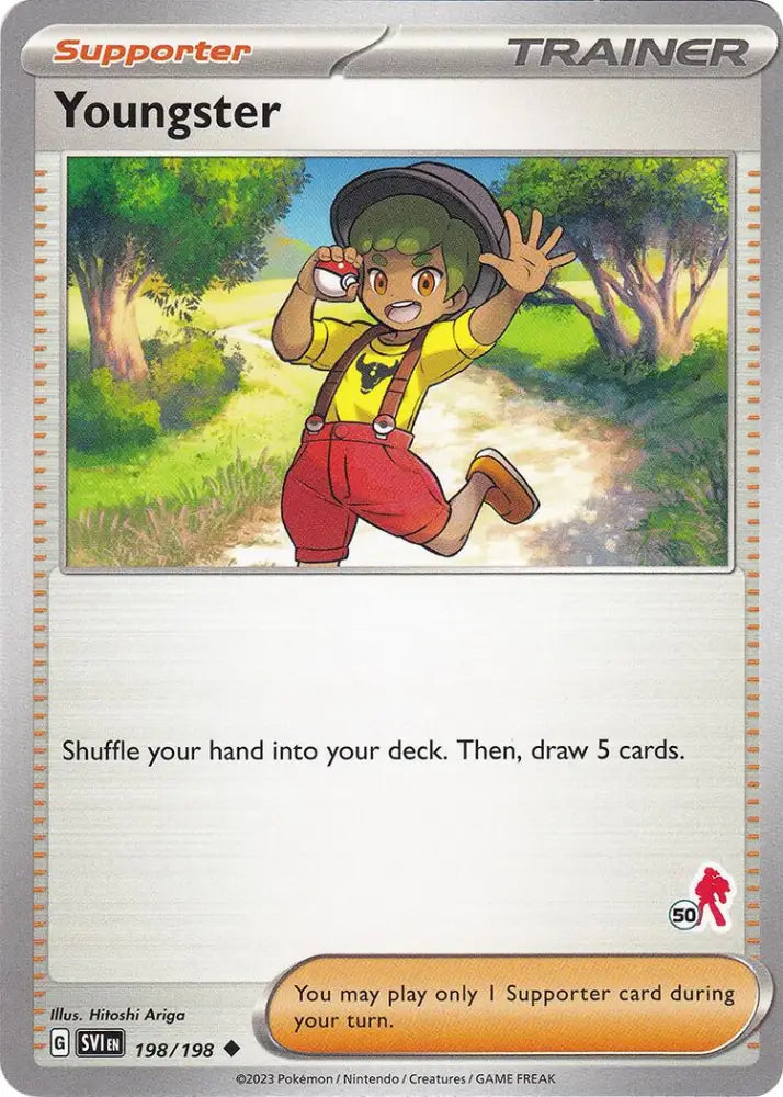 Youngster (198/198) (Armarouge Stamp #50) [Battle Academy 2024] - Pokemon Single