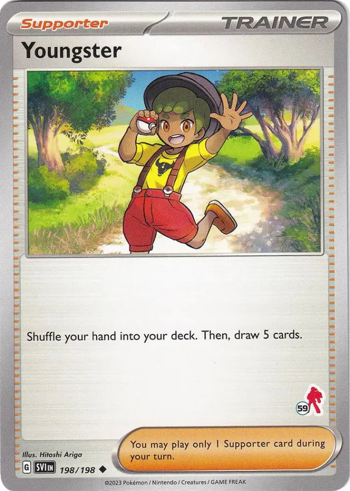 Youngster (198/198) (Armarouge Stamp #59) [Battle Academy 2024] - Pokemon Single