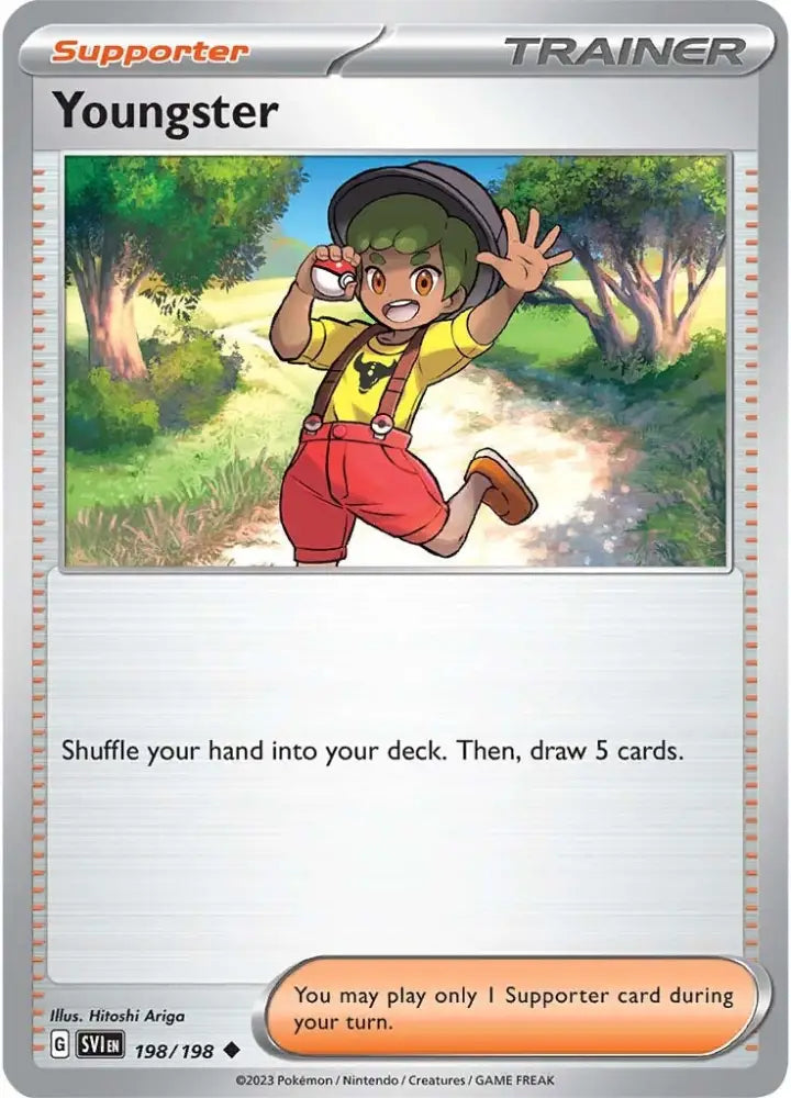 Youngster (198/198) [Scarlet & Violet: Base Set] - Pokemon Single