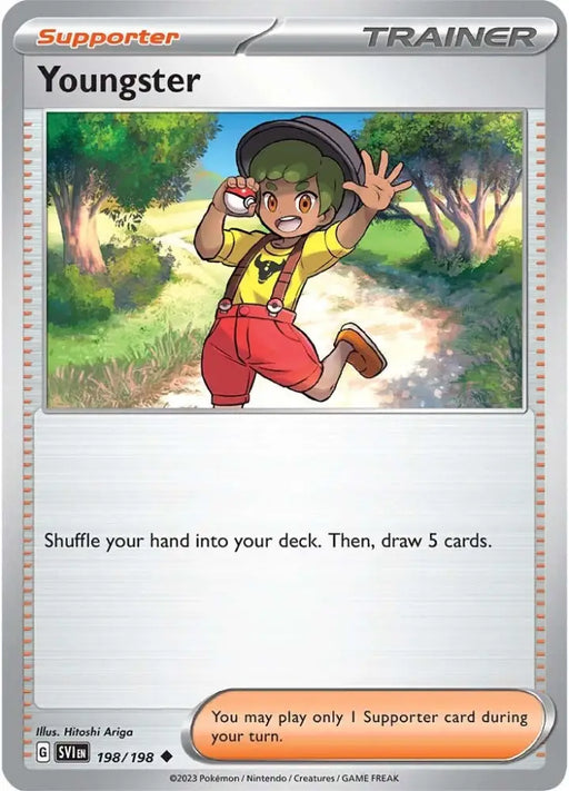 Youngster (198/198) [Scarlet & Violet: Base Set] - Pokemon Single