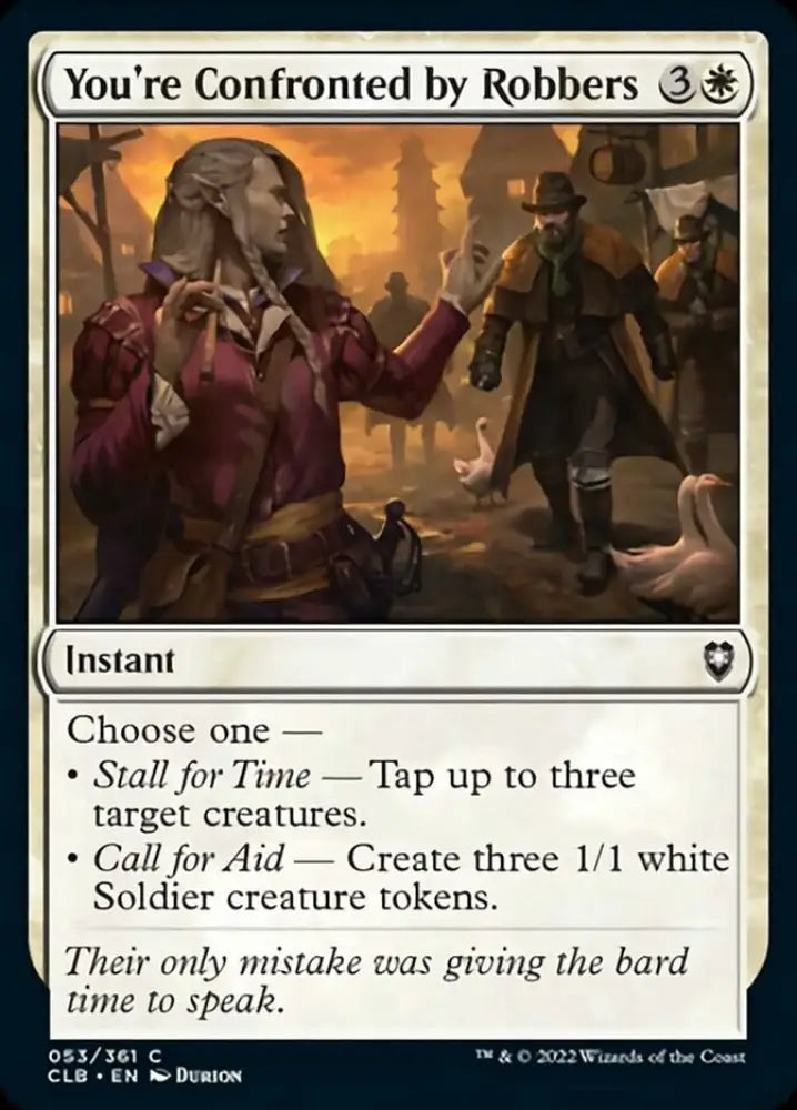 You’re Confronted by Robbers [Commander Legends: Battle for Baldur’s Gate] - MTG Single