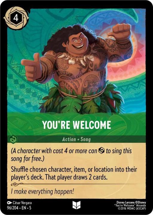 You’re Welcome (96/204) [Shimmering Skies] - Lorcana Single