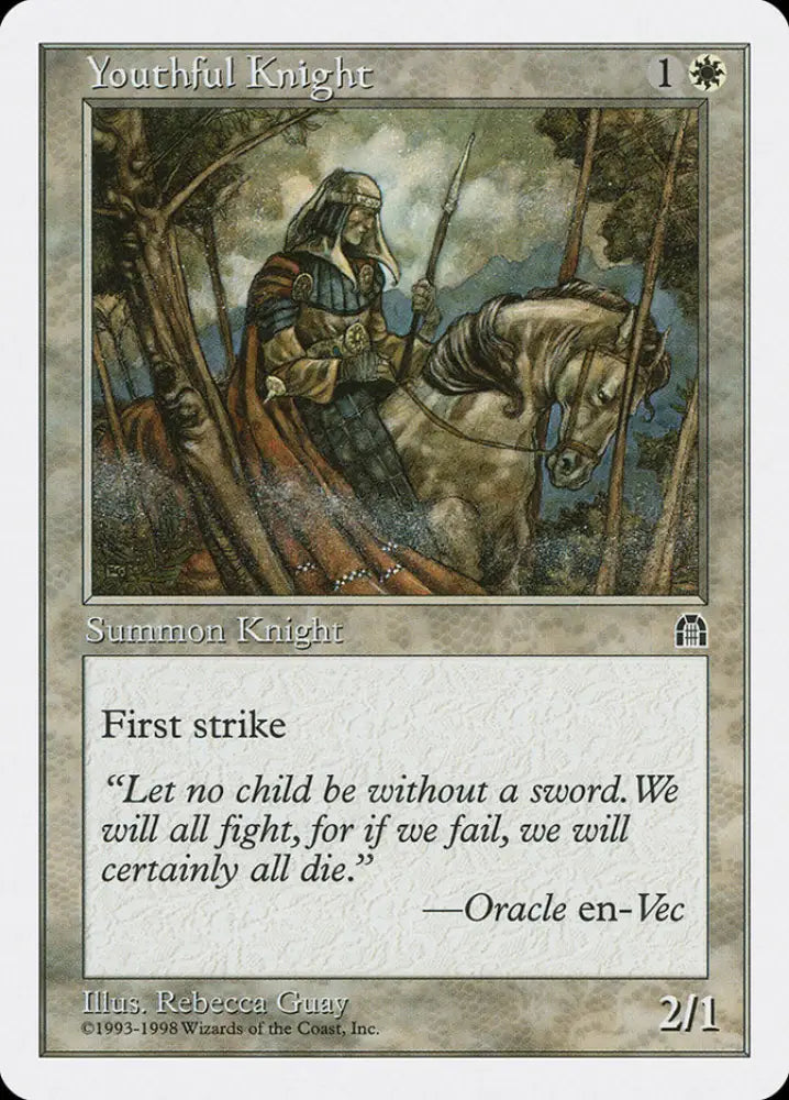 Youthful Knight [Anthologies] - MTG Single