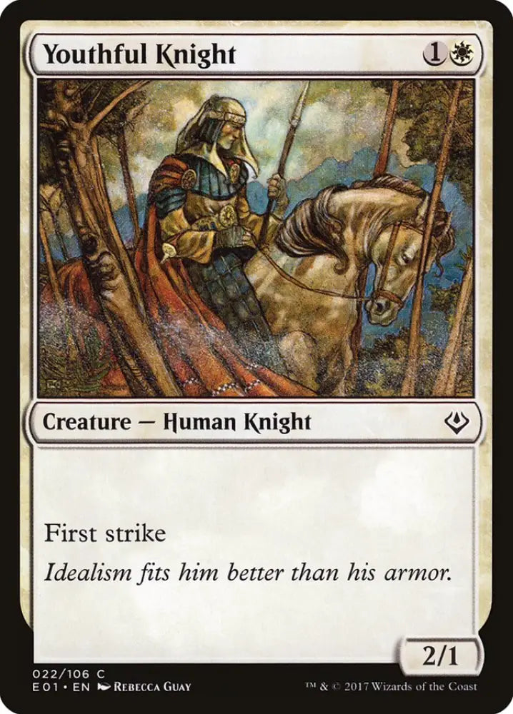 Youthful Knight [Archenemy: Nicol Bolas] - MTG Single