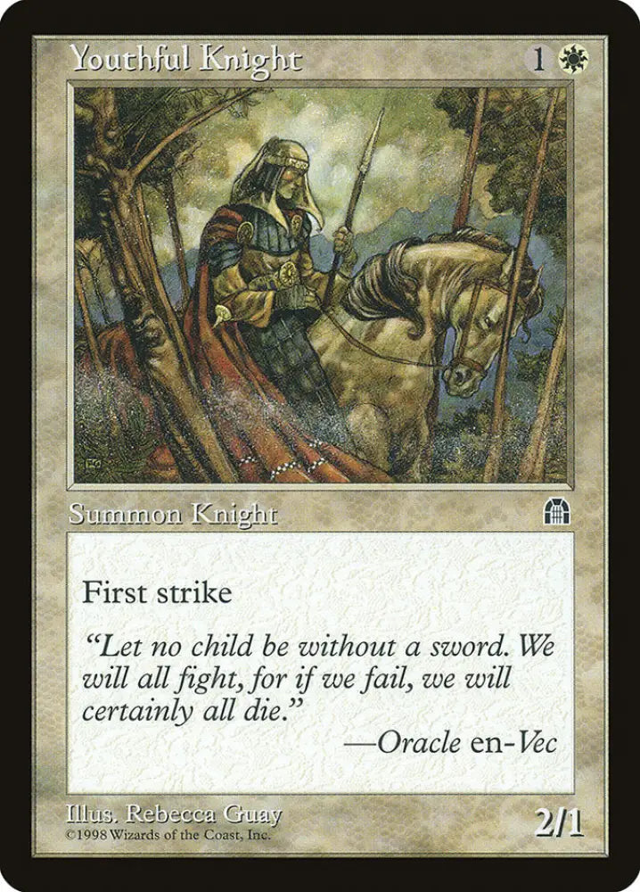 Youthful Knight [Stronghold] - MTG Single