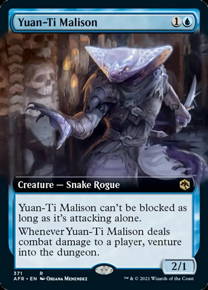 Yuan-Ti Malison (Extended Art) [Dungeons & Dragons: Adventures in the Forgotten Realms] - MTG Single