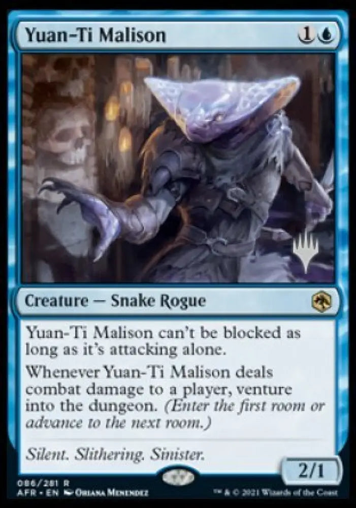 Yuan-Ti Malison (Promo Pack) [Dungeons & Dragons: Adventures in the Forgotten Realms Promos] - MTG Single
