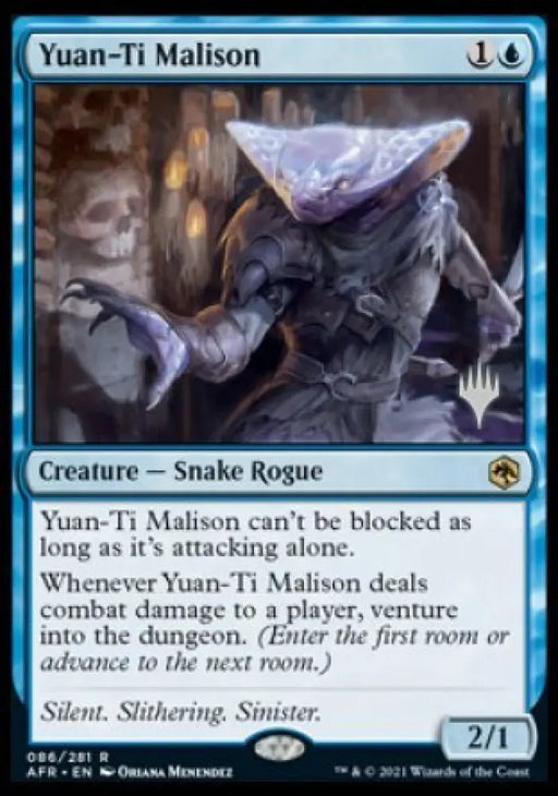 Yuan-Ti Malison (Promo Pack) [Dungeons & Dragons: Adventures in the Forgotten Realms Promos] - MTG Single
