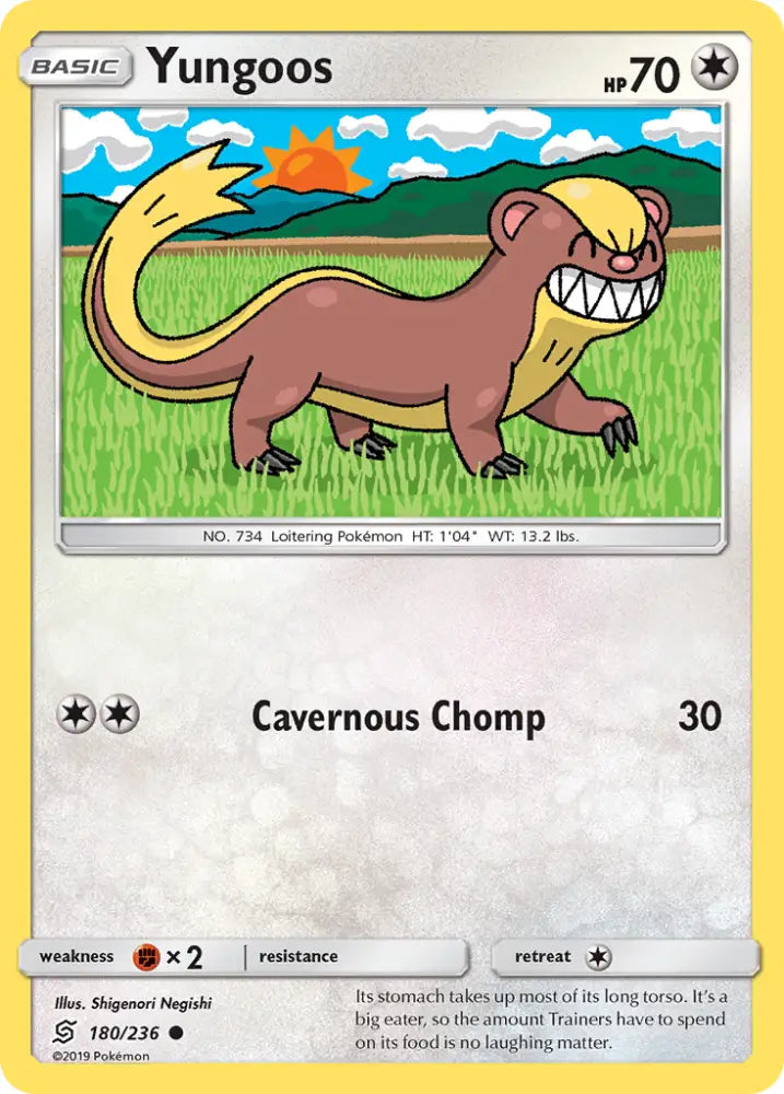 Yungoos (180/236) [Sun & Moon: Unified Minds] - Pokemon Single