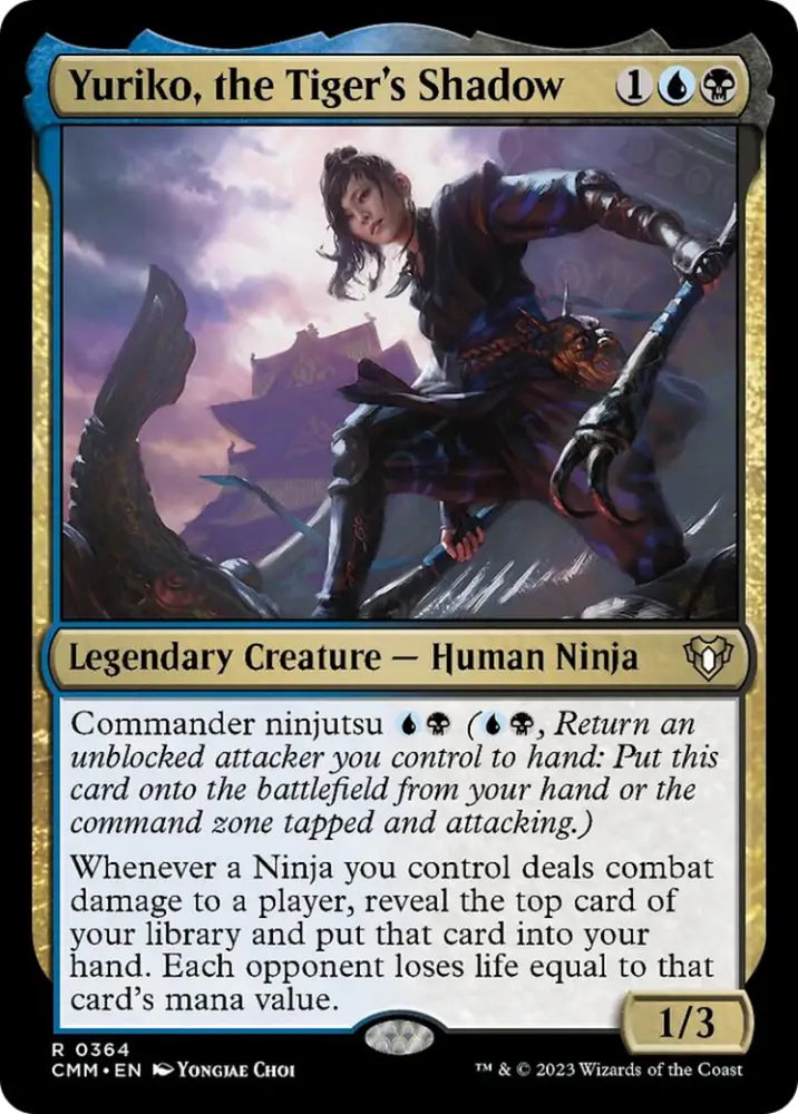 Yuriko the Tiger’s Shadow [Commander Masters] - MTG Single