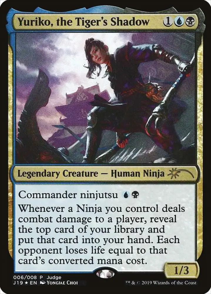 Yuriko the Tiger’s Shadow [Judge Gift Cards 2019] - MTG Single