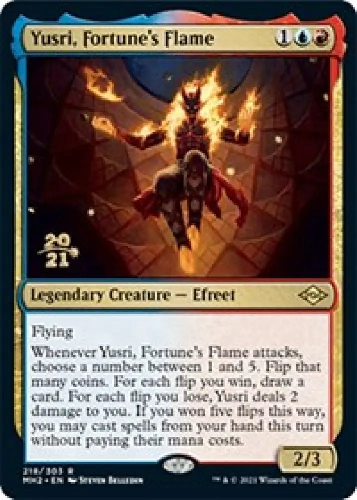 Yusri, Fortune's Flame (218) [Prerelease Cards]