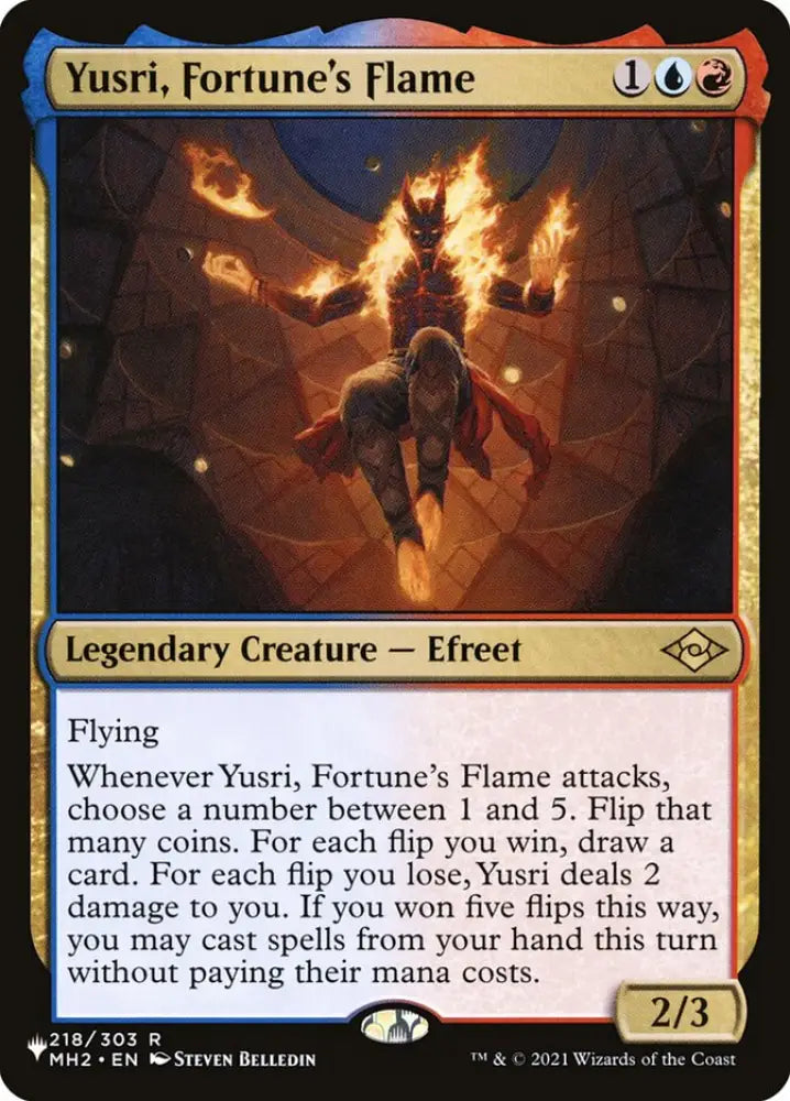 Yusri Fortune’s Flame [Secret Lair: Heads I Win Tails You Lose] - MTG Single