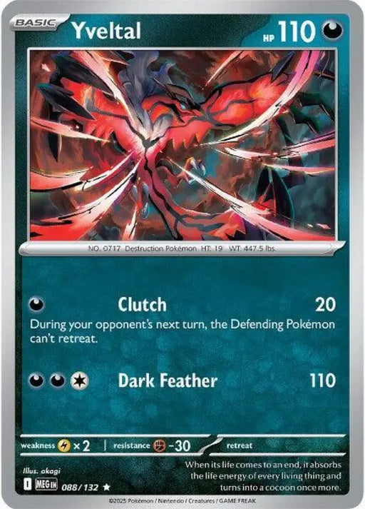 Yveltal (088/132) [ME01: Mega Evolution]