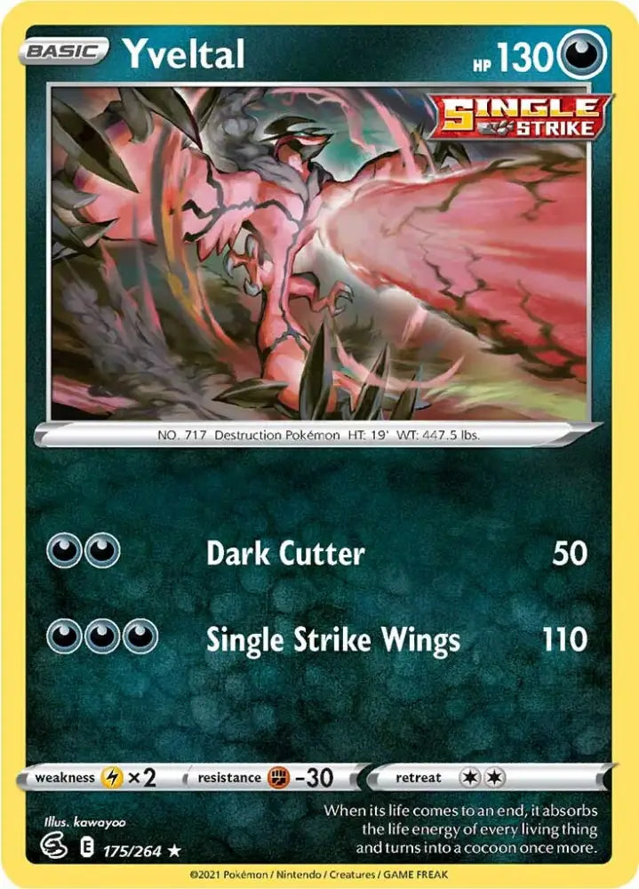Yveltal (175/264) [Sword & Shield: Fusion Strike] - Pokemon Single