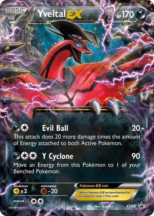 Yveltal EX (XY08) [XY: Black Star Promos] - Pokemon Single