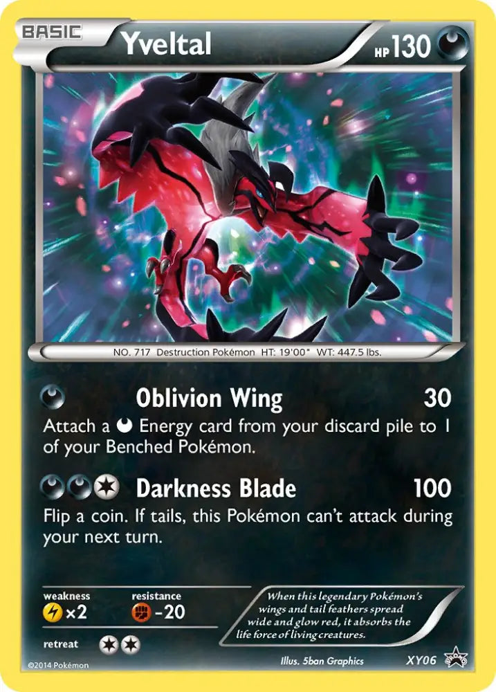 Yveltal (XY06) [XY: Black Star Promos] - Pokemon Single