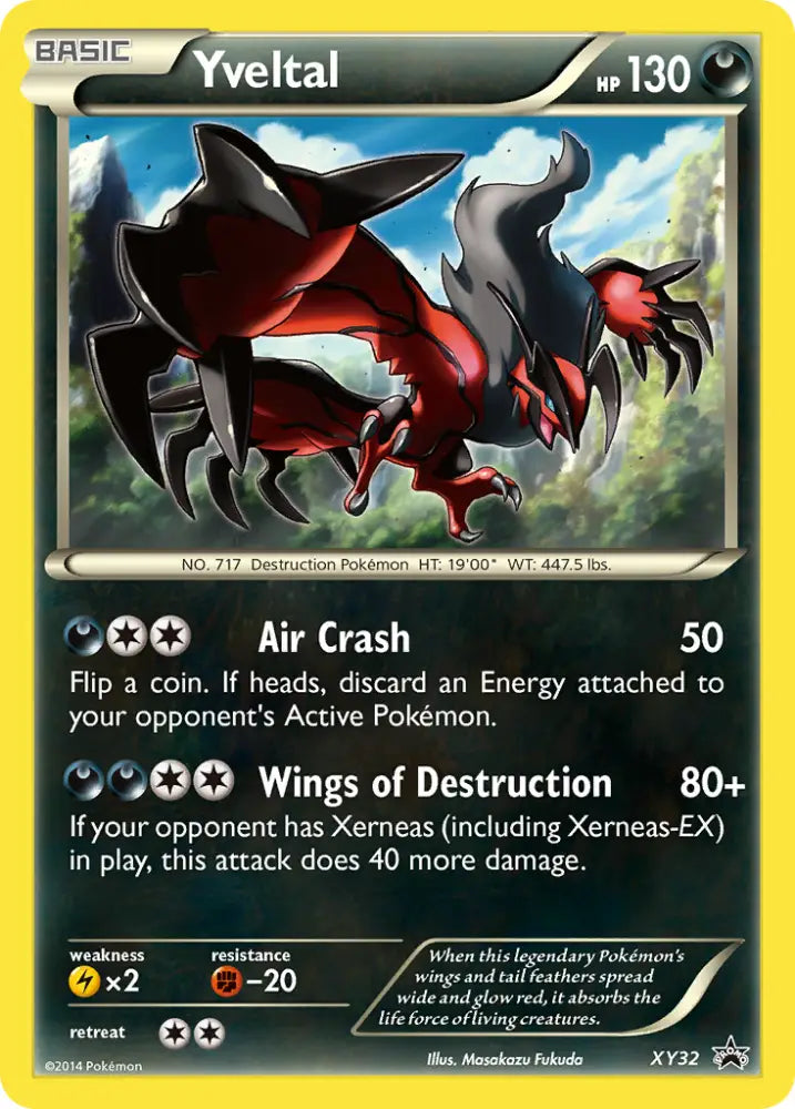 Yveltal (XY32) [XY: Black Star Promos] - Pokemon Single