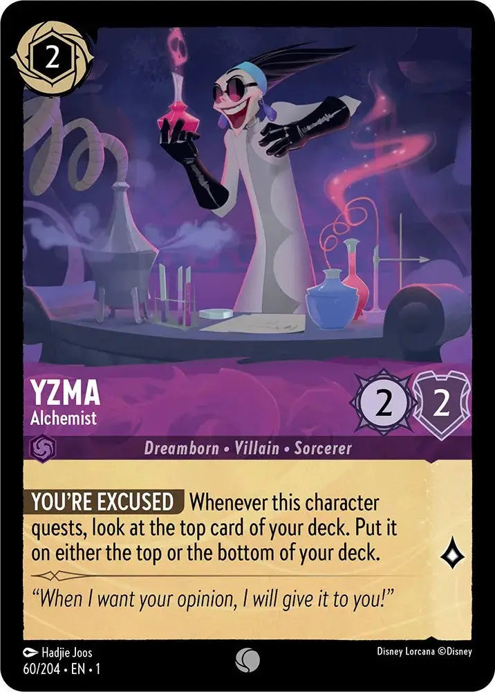 Yzma - Alchemist (60/204) [The First Chapter] - Lorcana Single