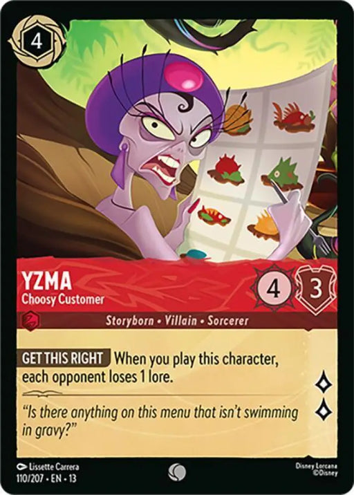 Yzma - Choosy Customer (110/204) [Attack of the Vine!]
