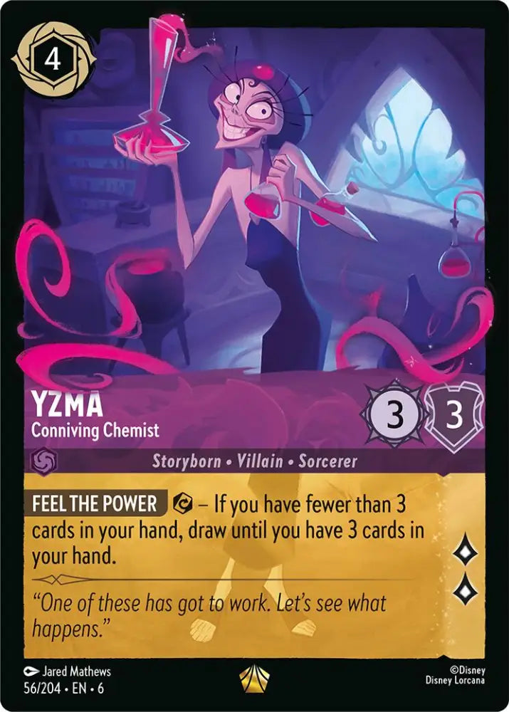 Yzma - Conniving Chemist (56/204) [Azurite Sea] - Lorcana Single