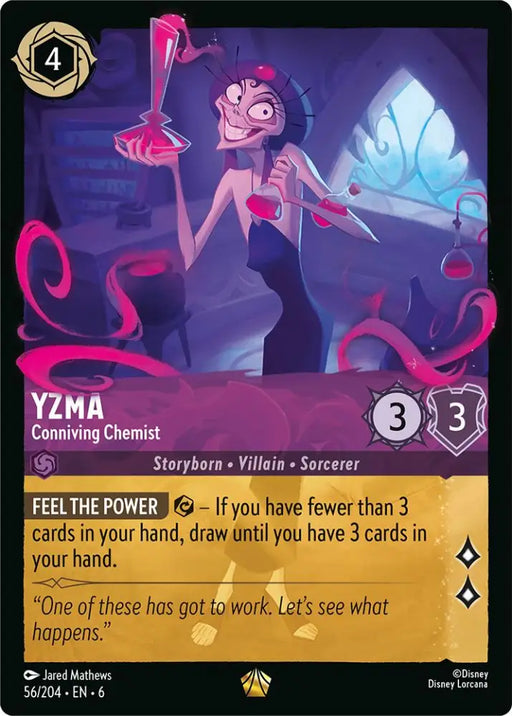Yzma - Conniving Chemist (56/204) [Azurite Sea] - Lorcana Single