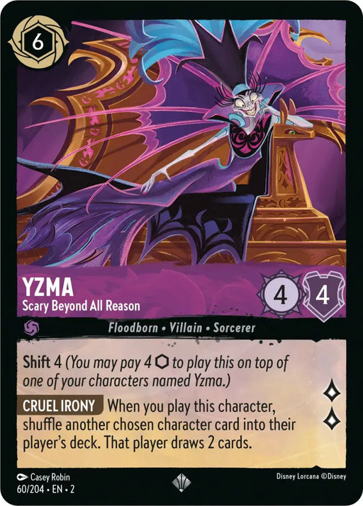 Yzma - Scary Beyond All Reason (60/204) [Rise of the Floodborn] - Lorcana Single