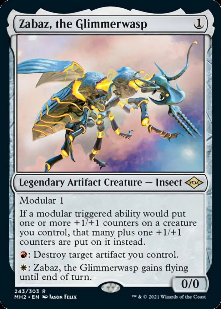 Zabaz the Glimmerwasp [Modern Horizons 2] - MTG Single