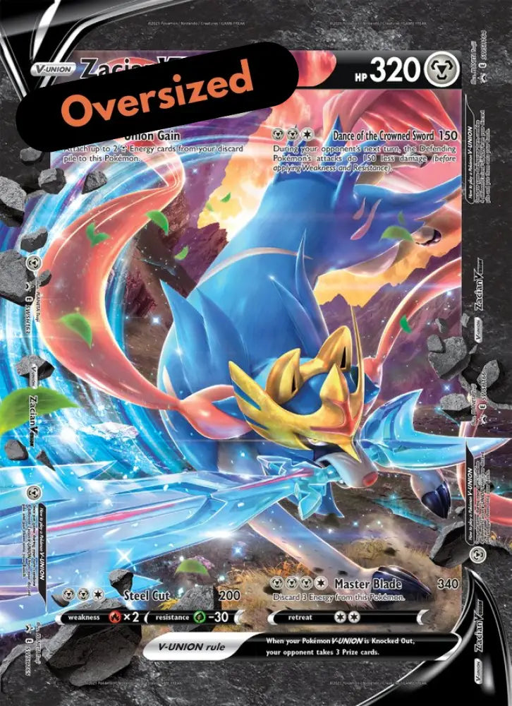 Zacian V-Union (Jumbo Card) [Sword & Shield: Black Star Promos] - Pokemon Single