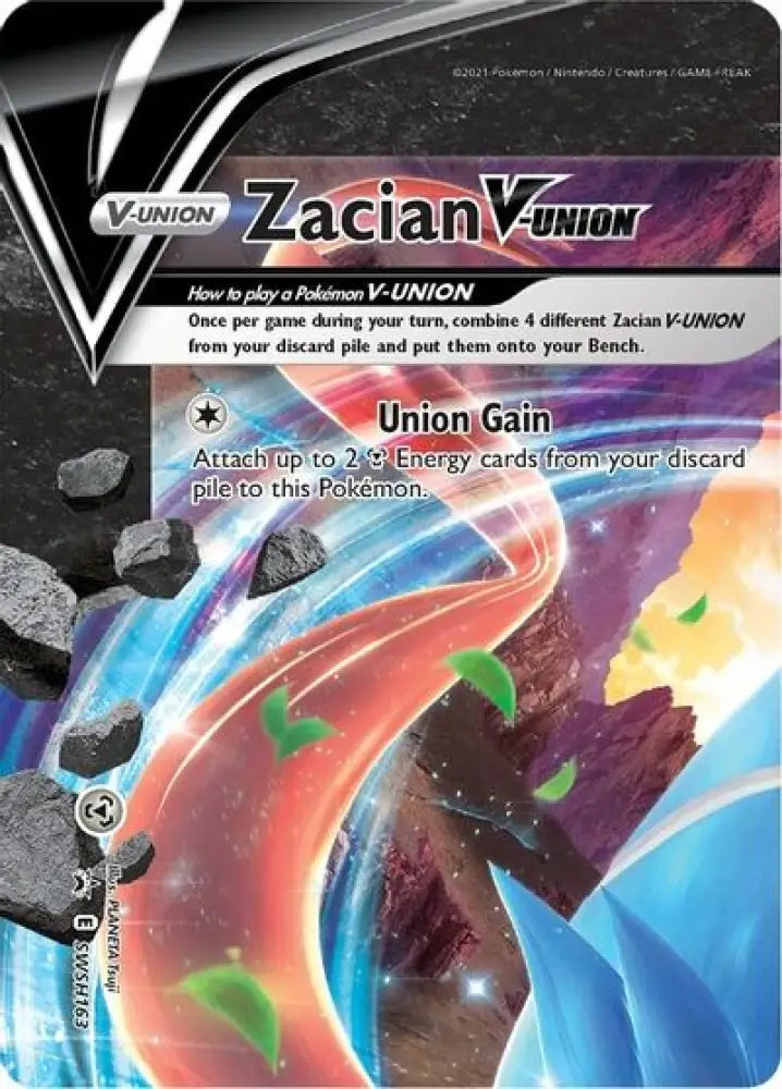 Zacian V-Union (SWSH163) [Sword & Shield: Black Star Promos] - Pokemon Single