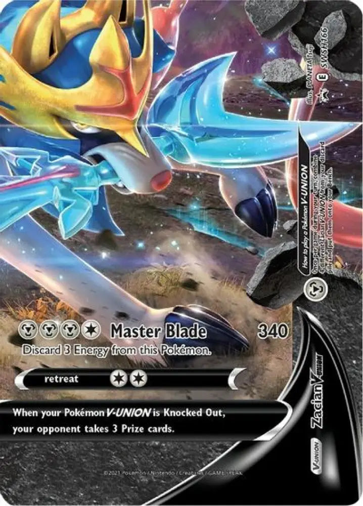 Zacian V-Union (SWSH166) [Sword & Shield: Black Star Promos] - Pokemon Single