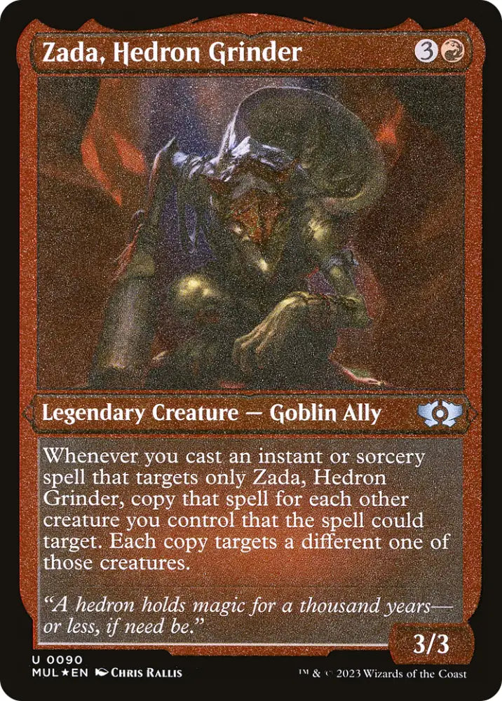 Zada Hedron Grinder (Foil Etched) [Multiverse Legends] - MTG Single