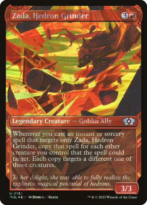 Zada Hedron Grinder (Halo Foil) [Multiverse Legends] - MTG Single