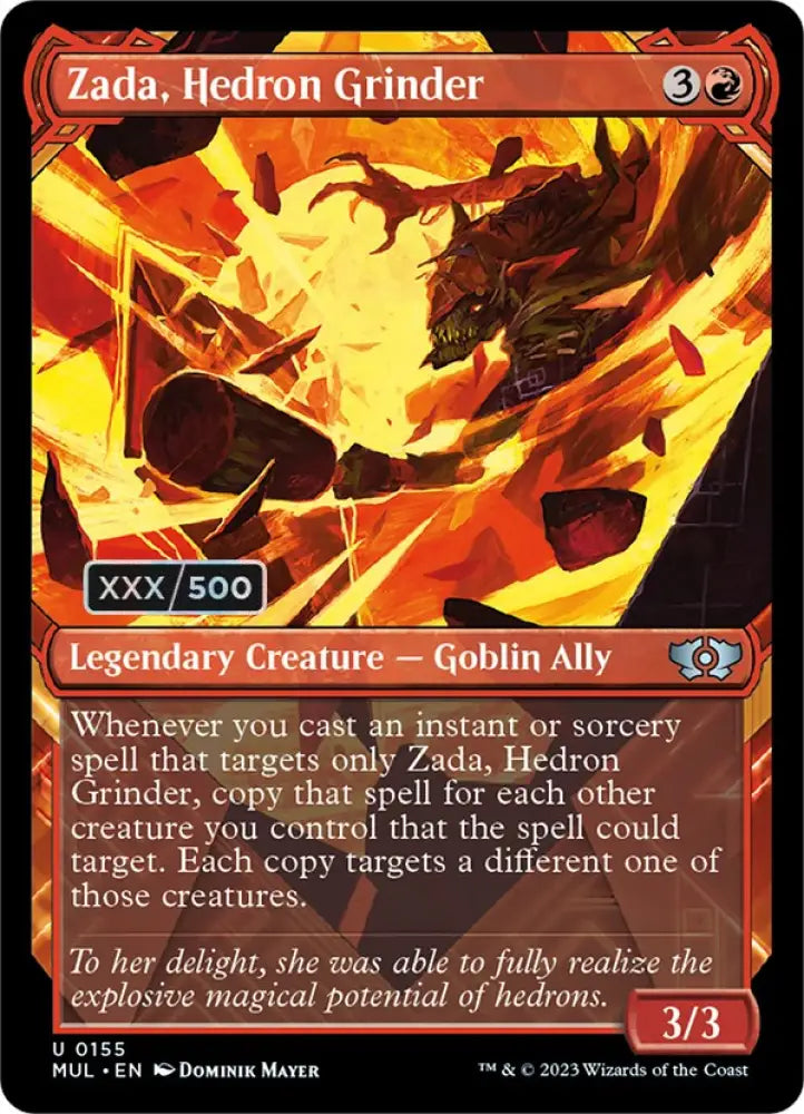 Zada Hedron Grinder (Serialized) [Multiverse Legends] - MTG Single
