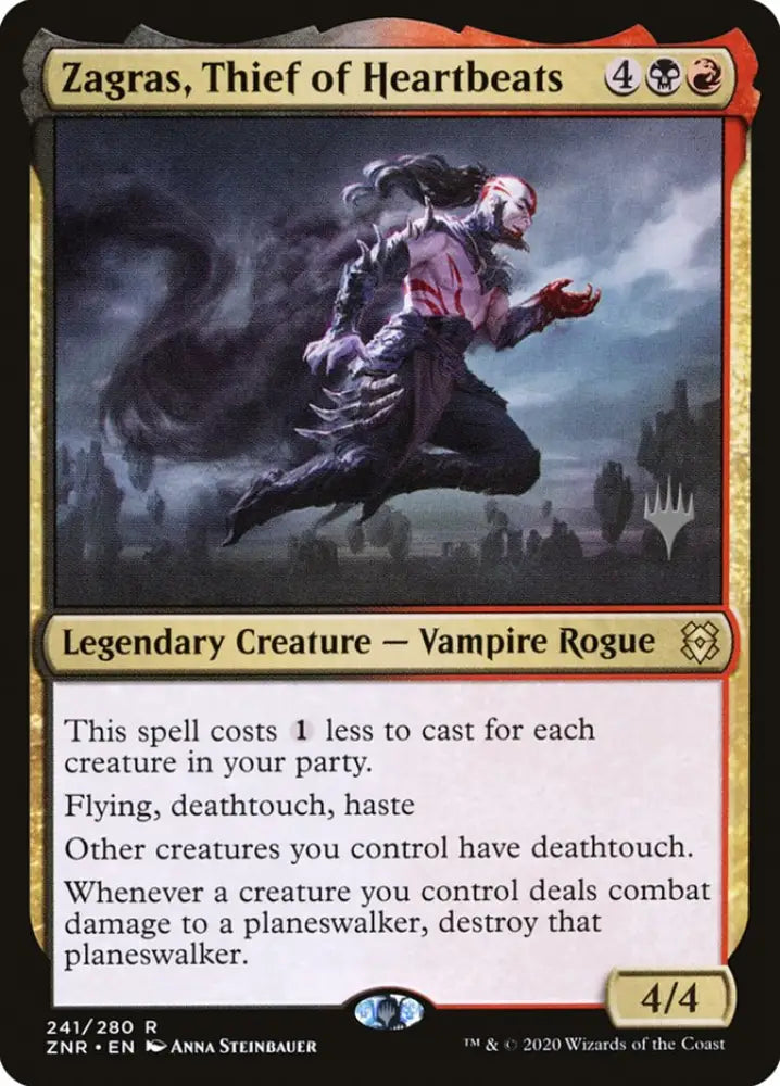 Zagras Thief of Heartbeats (Promo Pack) [Zendikar Rising Promos] - MTG Single