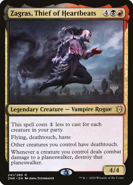 Zagras Thief of Heartbeats (Promo Pack) [Zendikar Rising Promos] - MTG Single