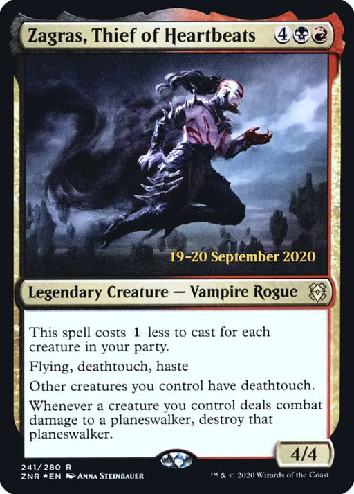 Zagras Thief of Heartbeats [Zendikar Rising Prerelease Promos] - MTG Single