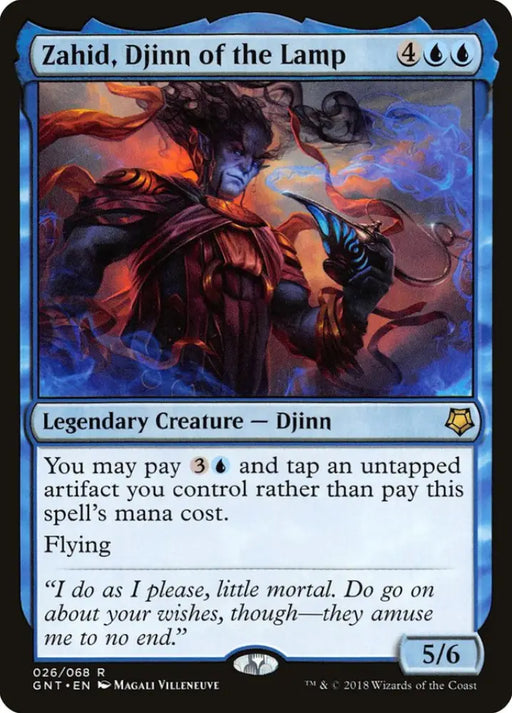 Zahid Djinn of the Lamp [Game Night 2018] - MTG Single