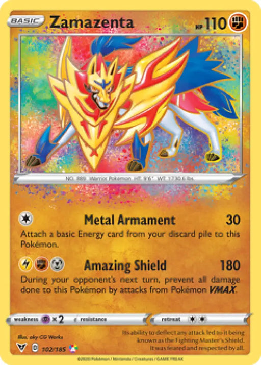 Zamazenta (102/185) [Sword & Shield: Vivid Voltage] - Pokemon Single