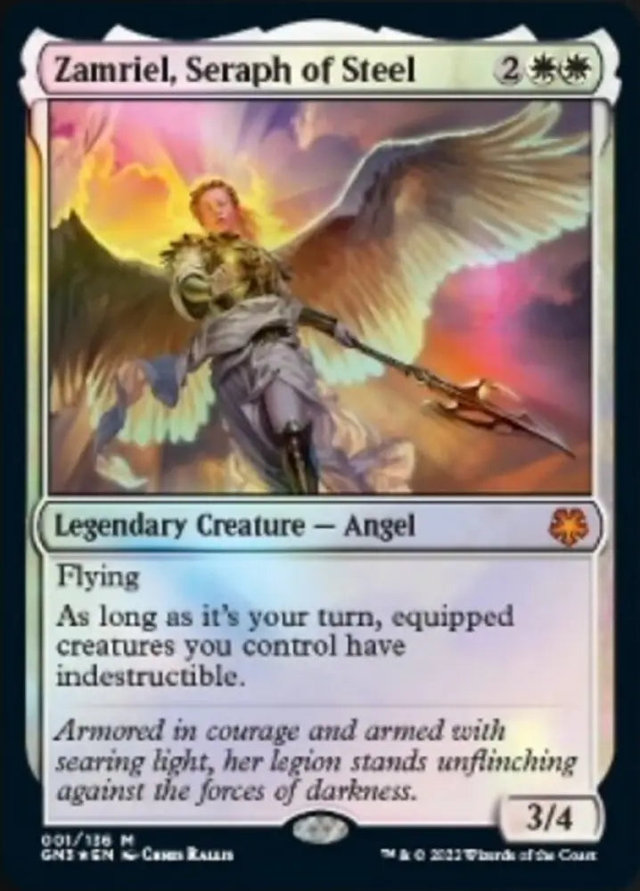 Zamriel Seraph of Steel [Game Night: Free-for-All] - MTG Single