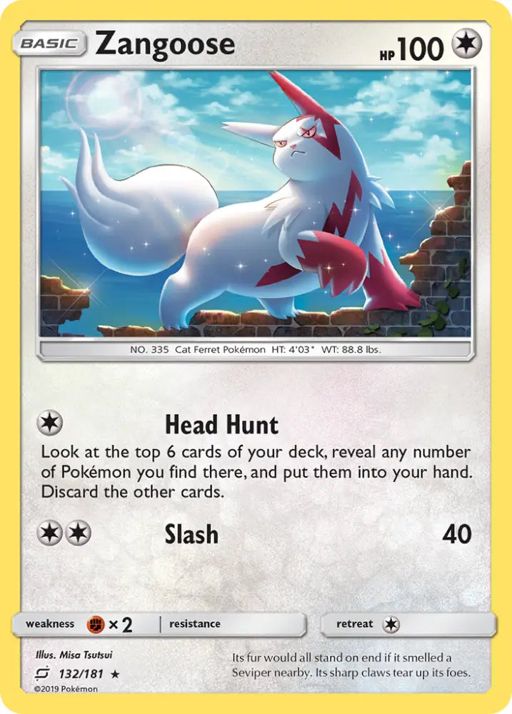 Zangoose (132/181) [Sun & Moon: Team Up] - Pokemon Single