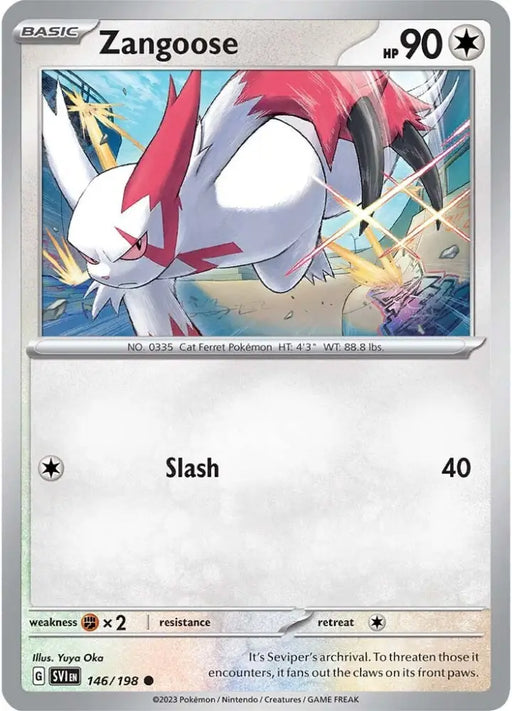 Zangoose (146/198) [Scarlet & Violet: Base Set] - Pokemon Single