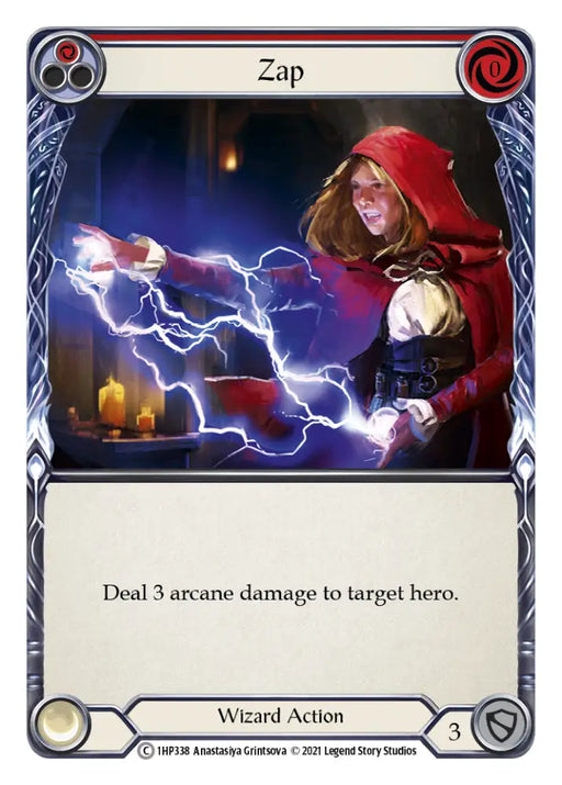 Zap (Red) [1HP338] (History Pack 1) - Flesh And Blood Single