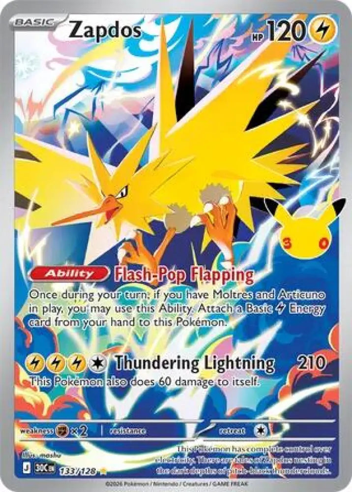 Zapdos - 133/128 [ME: 30th Celebration]