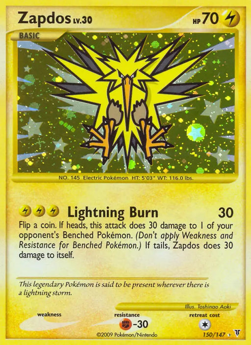 Zapdos (150/147) [Platinum: Supreme Victors] - Pokemon Single