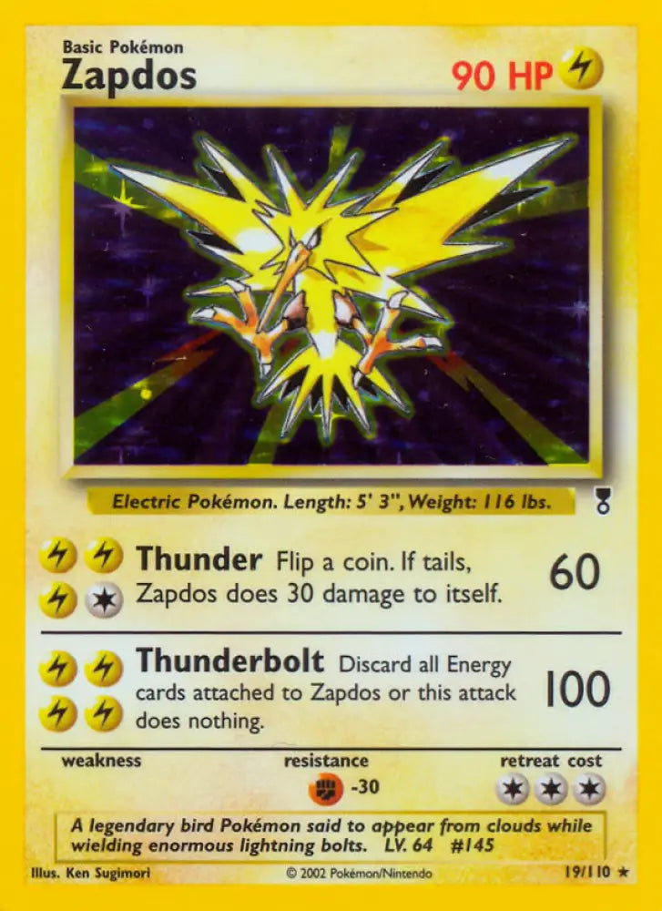 Zapdos (19/110) [Legendary Collection] - Pokemon Single