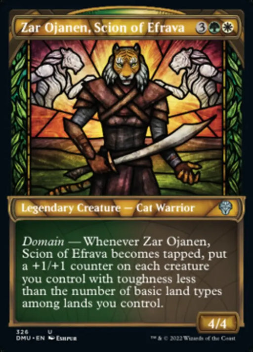 Zar Ojanen Scion of Efrava (Showcase) [Dominaria United] - MTG Single